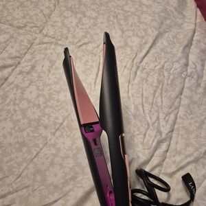 Ionic hair straightener and curler 2 in 1